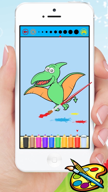 Dinosaur Coloring Book - Dino Baby Drawing for Kids Games screenshot-4