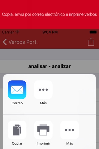 Portuguese Verb Conjugator screenshot 4