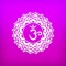 Sahasrara, or white lotus, is located at the top of the head or slightly above it