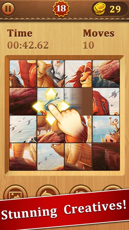 Happy Jigsaw Puzzle - Trivia Game of Click 4 Block to Collage 1 Pic