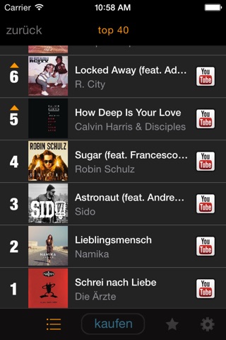 my9 Top 40 : DE music charts screenshot 3