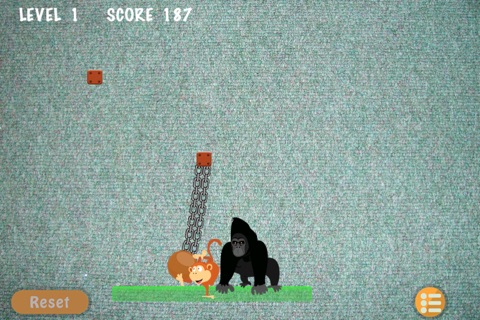 Jungle Monkey Fall Down Pro - cool chain ball hitting game screenshot 2
