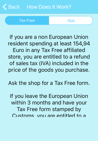 Tax Free Refund Calculator - náhled