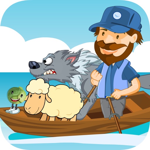 Wolf Sheep and Cabbage Icon