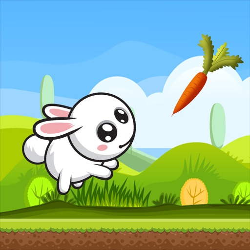 Crazy Bunny Rabbit Carrot Adventure Icon