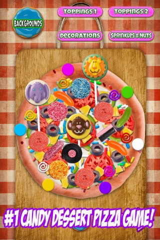 Candy Pizza Make & Bake – Kids Dessert Food Cooking Game screenshot 2