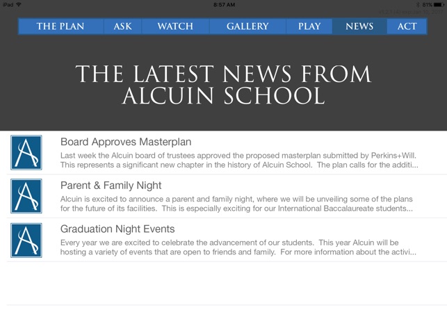 Alcuin School Masterplan Explorer(圖2)-速報App