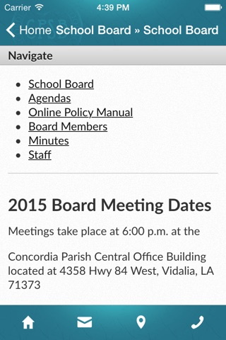 Concordia Parish School Board screenshot 4