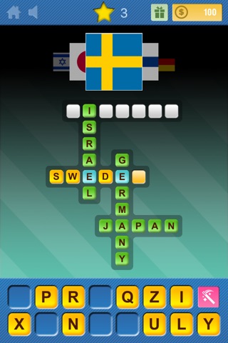 Crosswords & Pics - Flag Edition screenshot 2