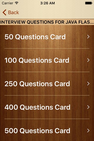 Interview Questions For Java FlashCards screenshot 2