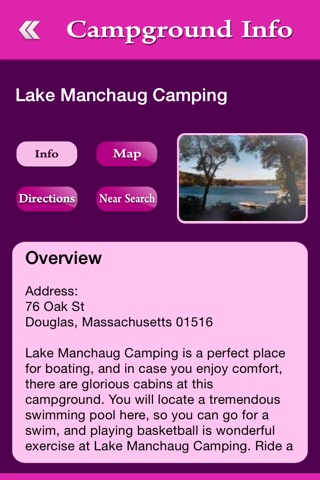 Massachusetts Campgrounds and RV Parks screenshot 3