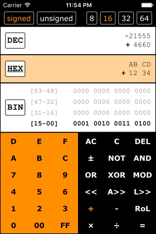 CA1C: Programmer's Calculator screenshot 3