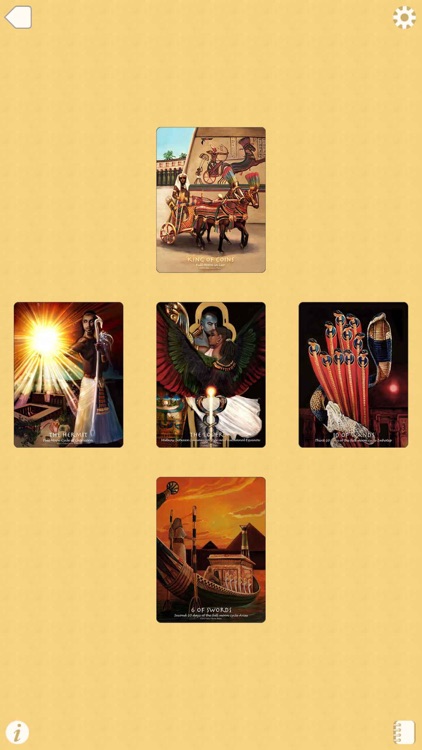 The Journey into Egypt Tarot screenshot-4