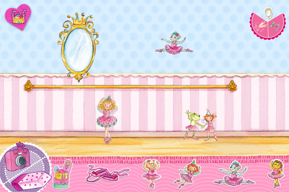 Prinzessin Lillifee Ballettzauber - Bildergeschichte, Tanzspiel, Stickerzauber screenshot 3