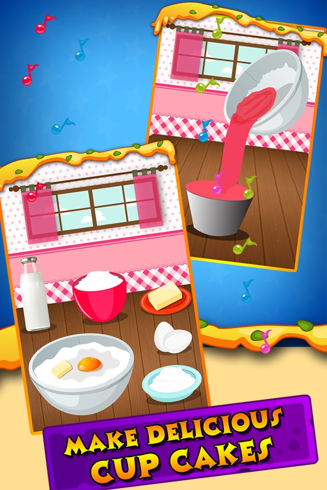 Cupcake Maker - Fun Free cooking recipe game for kids,girls,boys,teens & family screenshot 2