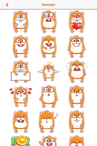 Hamster Emojis screenshot 3