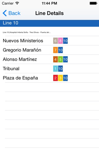 Madrid Metro Route Planner screenshot 4
