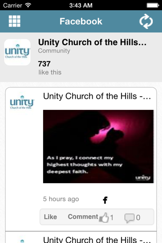 Unity Church of the Hills screenshot 2