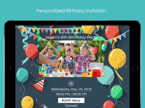 Inviter - Video Invitations and Video Greetings screenshot 2