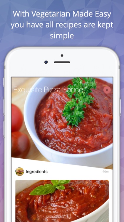 Vegetarian Made Easy - vegetarian recipes that are healthy and delicious screenshot-3