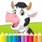 Farm & Animals coloring book for kids