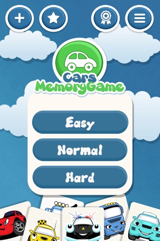 Matching family game: Cars screenshot 2