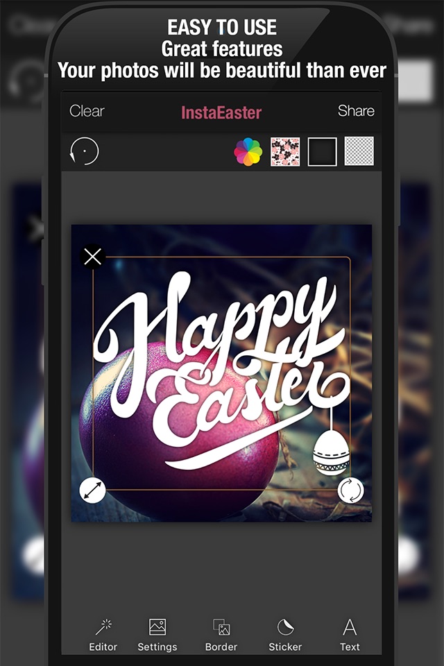 InstaEaster Happy Easter Day Photo Editor screenshot 3