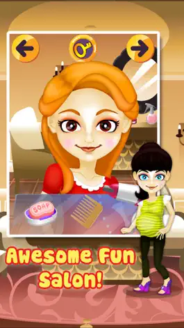 Game screenshot Pregnant Mommy's Salon Spa Fun - hair beauty makeover & new baby nail games (girl & boy) 2! mod apk