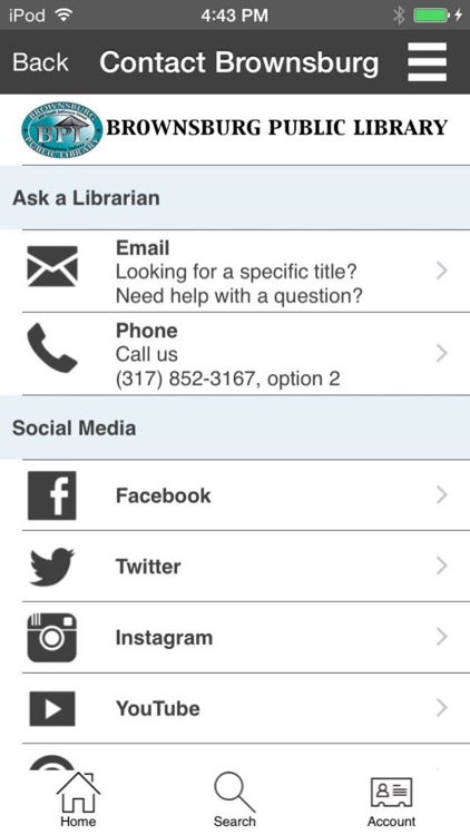 Brownsburg Library App screenshot-4