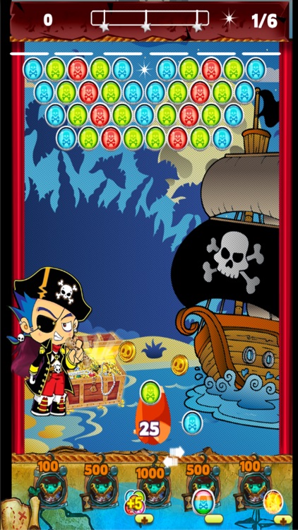 Pirate Prince Treasure Bubble Shooter Pop