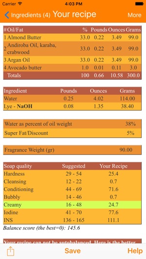 Soap calculator PRO(圖3)-速報App