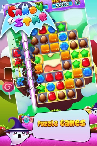 Candy Star Mania - Match 3 Puzzle Game screenshot 4