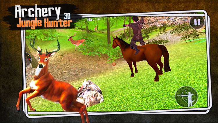 Archery Hunter 3D-Jungle Rider screenshot-3