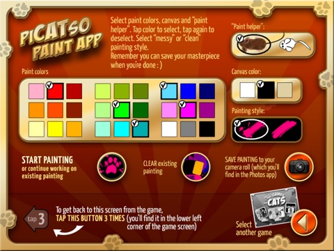 Catch and Paint Games for Cats screenshot 4