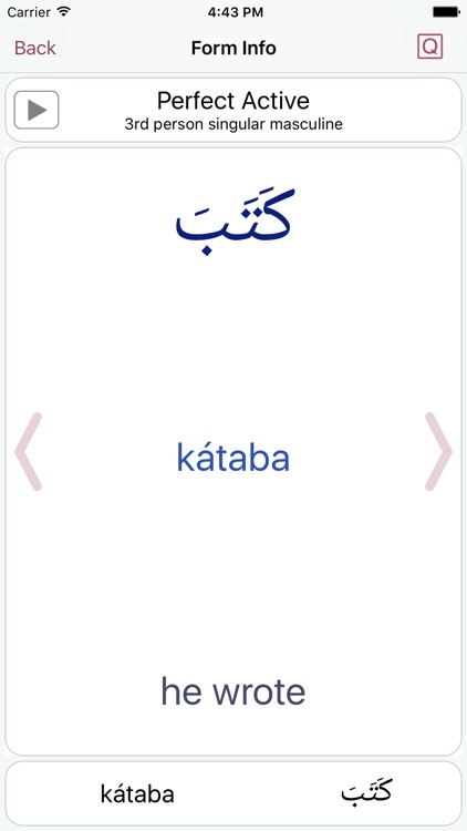 The CJKI Arabic Verb Conjugator screenshot-4