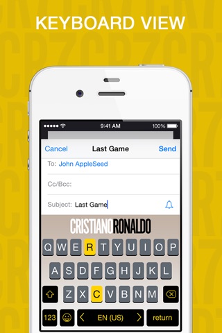 Cristiano Ronaldo Keyboard screenshot 2