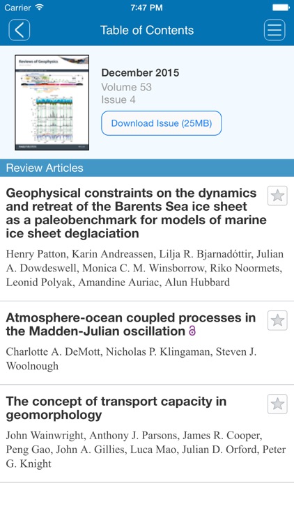 Reviews of Geophysics screenshot-4