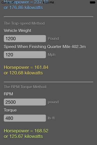 Engine Horsepower Calculator screenshot 4