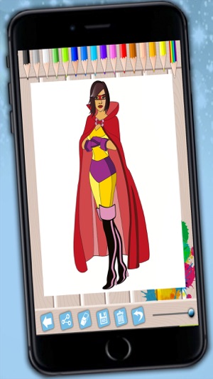 Super heroes coloring pages – paint heroes drawings(圖1)-速報App