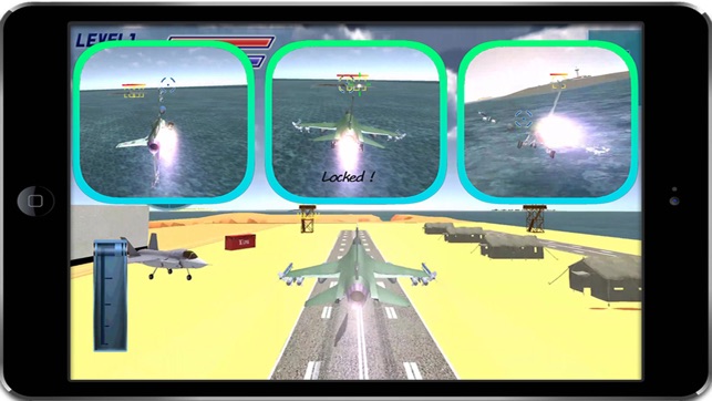 F16 Jet Fighter Air Sky Strike – aircraft missile war simula(圖2)-速報App