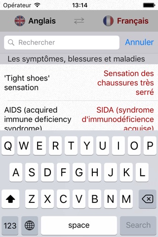 Medical Multilingual Dictionary for Travellers screenshot 4