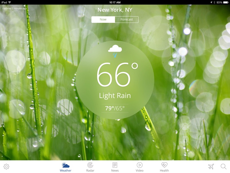 The Weather Channel App for iPad – best local forecast, radar map, and storm tracking screenshot-0