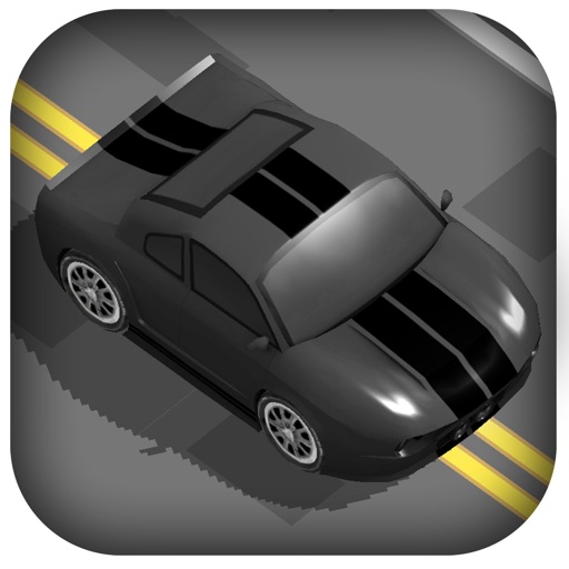 3D Zig Zag Car Racing -  Tap To Drive Most Endless Run Wanted Racer icon