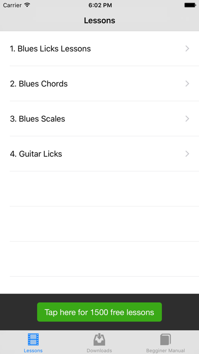 How to cancel & delete Blues Guitar Licks Lessons from iphone & ipad 2