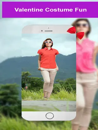 Screenshot 2 Pegatinas de San Valentín Caja - Lovely Photo Editor con tatuajes personalizados Marcos iphone