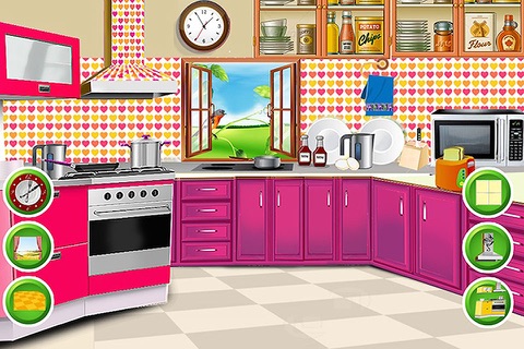 Princess Wash Kitchen girls games screenshot 2