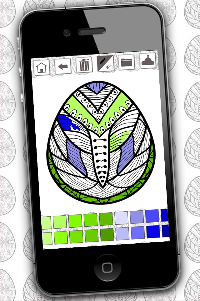 Easter mandalas coloring book – Secret Garden colorfy game for adults screenshot 4