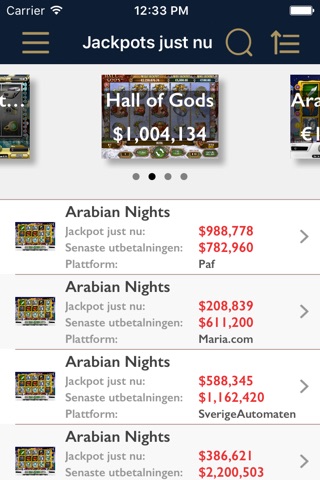Nya Casino Online - Jämför bäst jackpots, bonusar & casinon screenshot 4