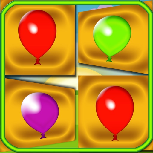 Kids Memory Flash Cards Colors And Balloons icon