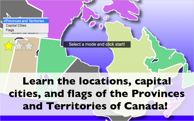 Canada Map Quiz Education Ed.